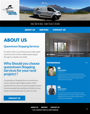 Web Design by pb for this project | Design: #5747195
