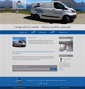 Web Design by Da Miracle for this project | Design: #5775129