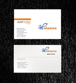 Business Card Design by susi007 for Hakema Solutions Oy | Design #308256