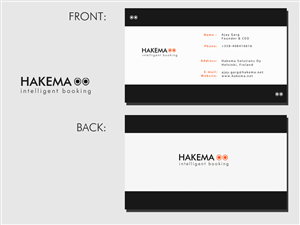 Business Card Design by Hassene for Hakema Solutions Oy | Design: #305163