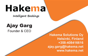 Business Card Design by Aleksandar for Hakema Solutions Oy | Design: #304178