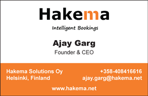 Business Card Design by Aleksandar for Hakema Solutions Oy | Design: #304293
