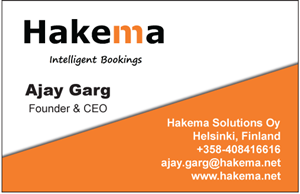 Business Card Design by Aleksandar for Hakema Solutions Oy | Design: #304300