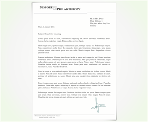 Schreibwaren-Design von PhoenixOriginal für Bespoke Philanthropy | Design #5740430