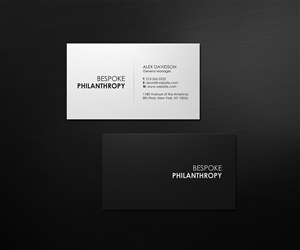 Stationery Design by logodentity for Bespoke Philanthropy | Design: #5758550