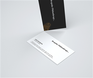 Stationery Design by logodentity for Bespoke Philanthropy | Design: #5759824