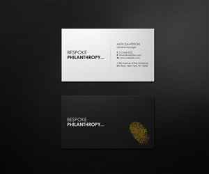 Stationery Design by logodentity for Bespoke Philanthropy | Design: #5784603