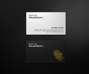 Stationery Design by logodentity for Bespoke Philanthropy | Design: #5825321