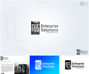 IBM computer reseller logo design for TES Enterprise Solutions | Graphic Design by logorice