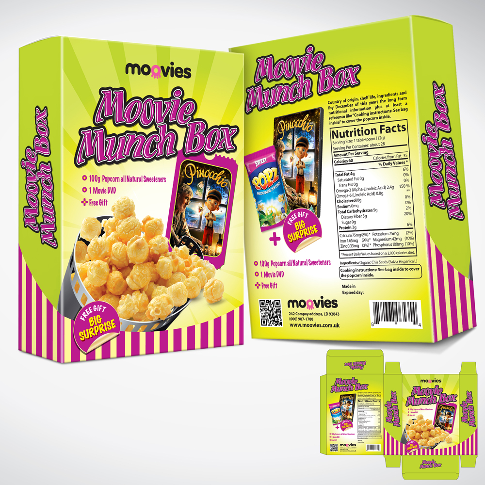 Packaging Design by tuan1968 for Moovies | Design #5825288