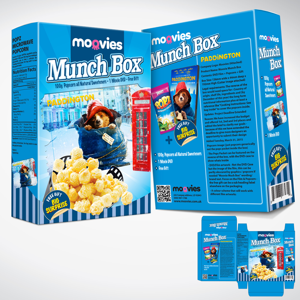 Packaging Design by tuan1968 for Moovies | Design #5876991