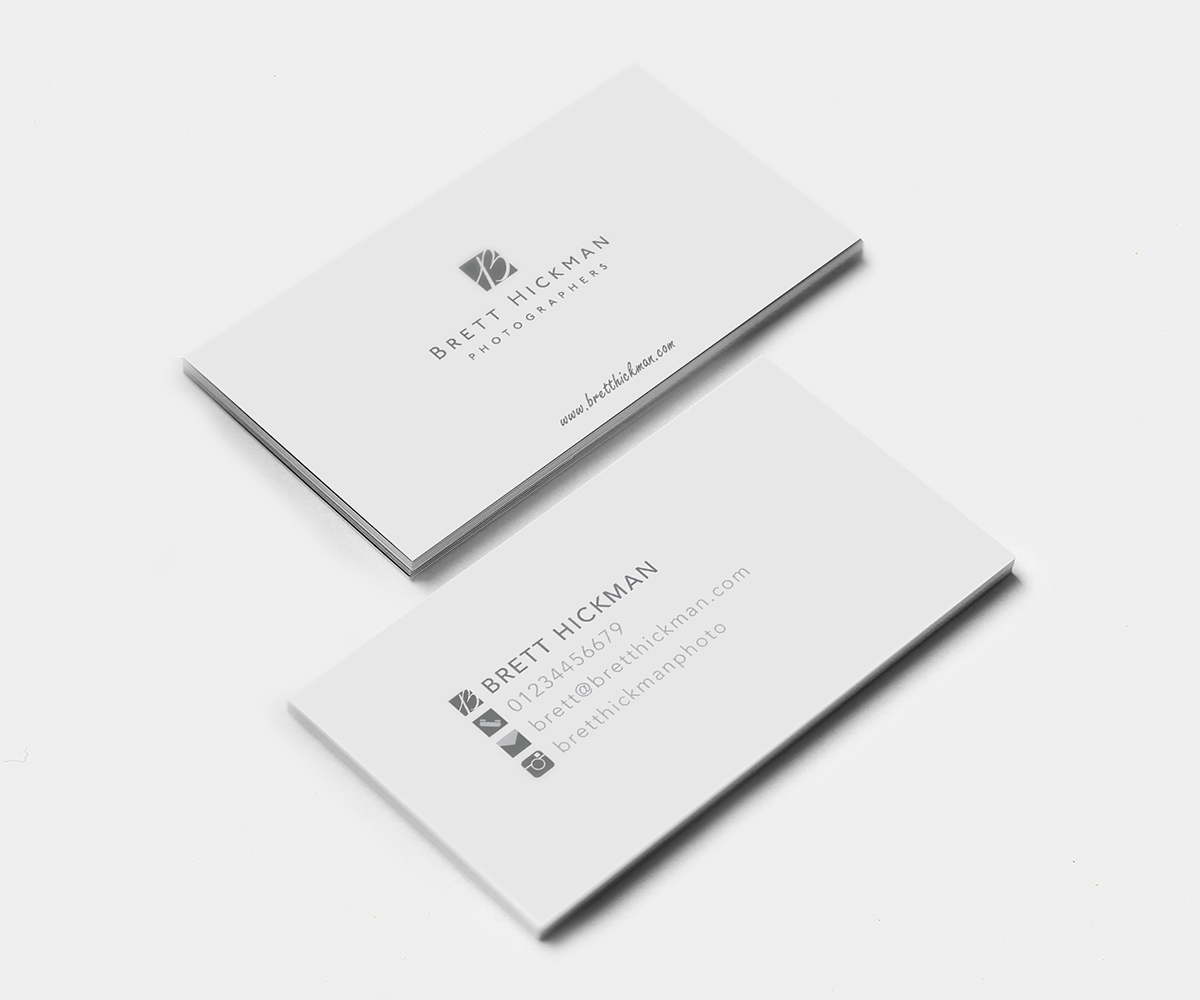 Business Card Design by Vasil Ivanov for Brett Hickman Photographers | Design #5731498