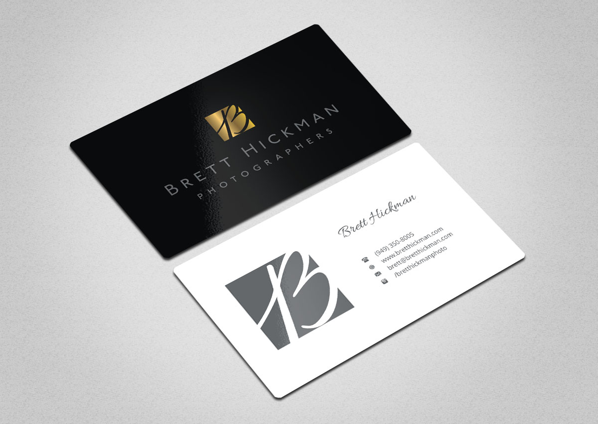 Business Card Design by INDIAN_Ashok for Brett Hickman Photographers | Design #5733891