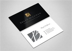 Business Card Design by INDIAN_Ashok for Brett Hickman Photographers | Design: #5733891