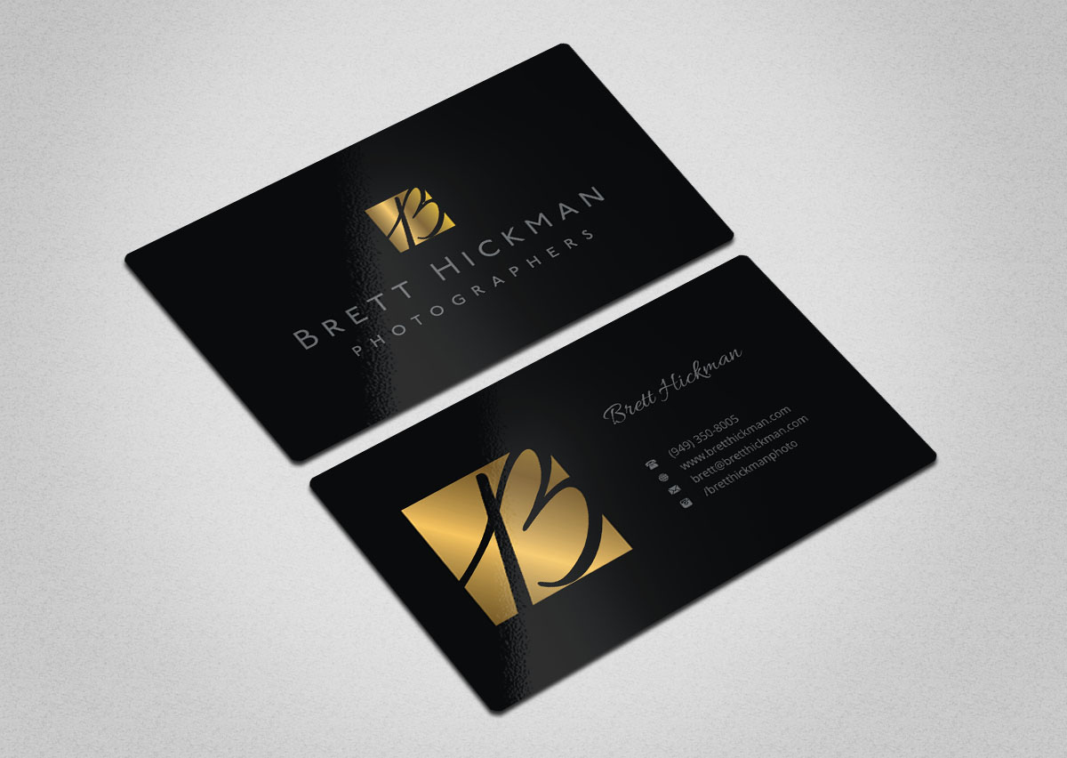 Business Card Design by INDIAN_Ashok for Brett Hickman Photographers | Design #5733893