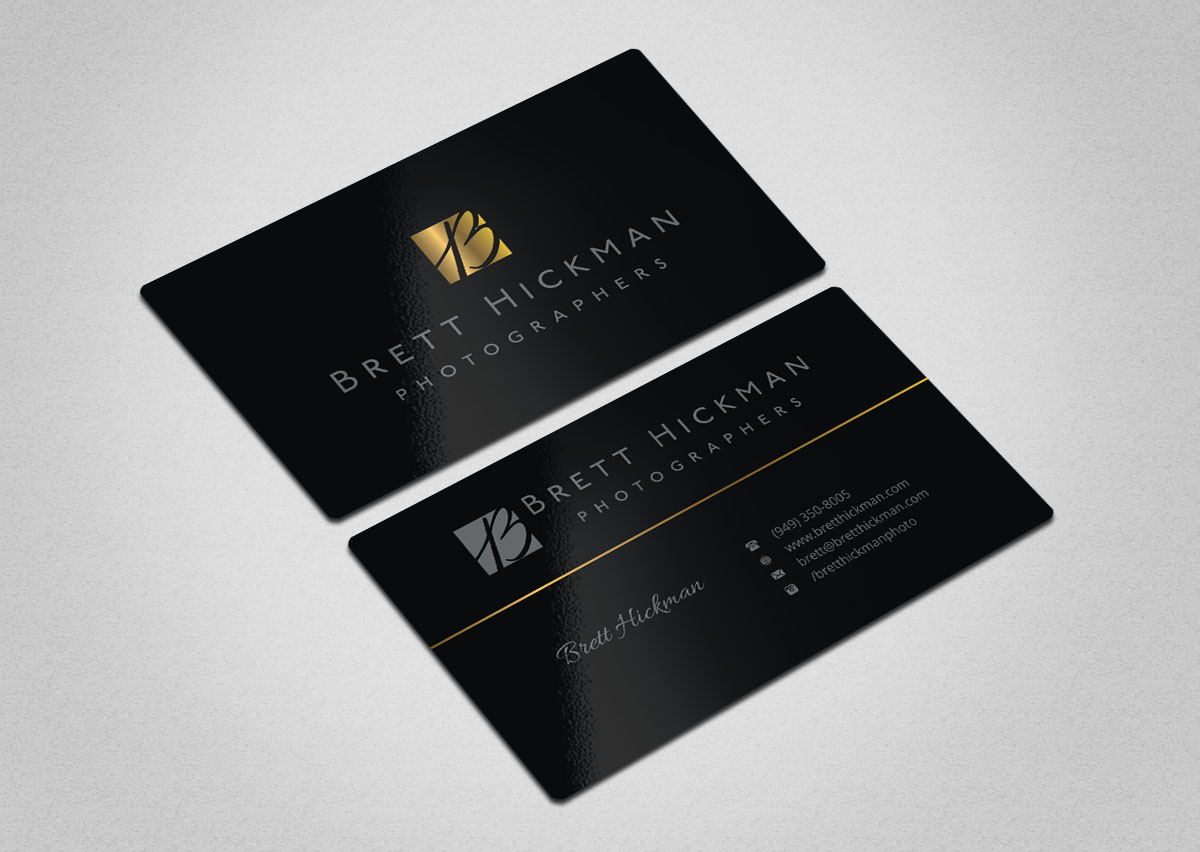 Business Card Design by INDIAN_Ashok for Brett Hickman Photographers | Design #5733895
