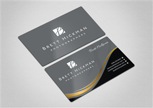 Business Card Design by INDIAN_Ashok for Brett Hickman Photographers | Design: #5733901