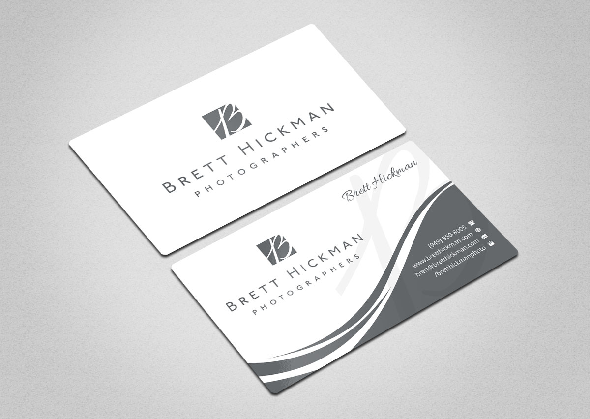 Business Card Design by INDIAN_Ashok for Brett Hickman Photographers | Design #5733903