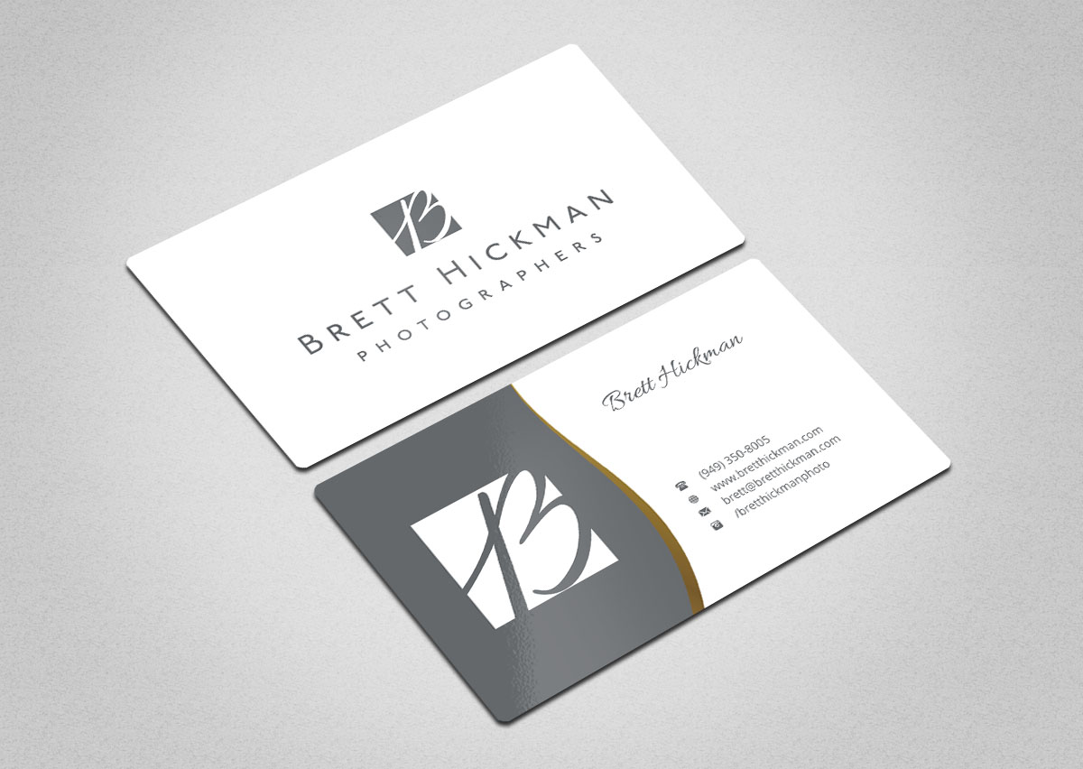 Business Card Design by INDIAN_Ashok for Brett Hickman Photographers | Design #5733905