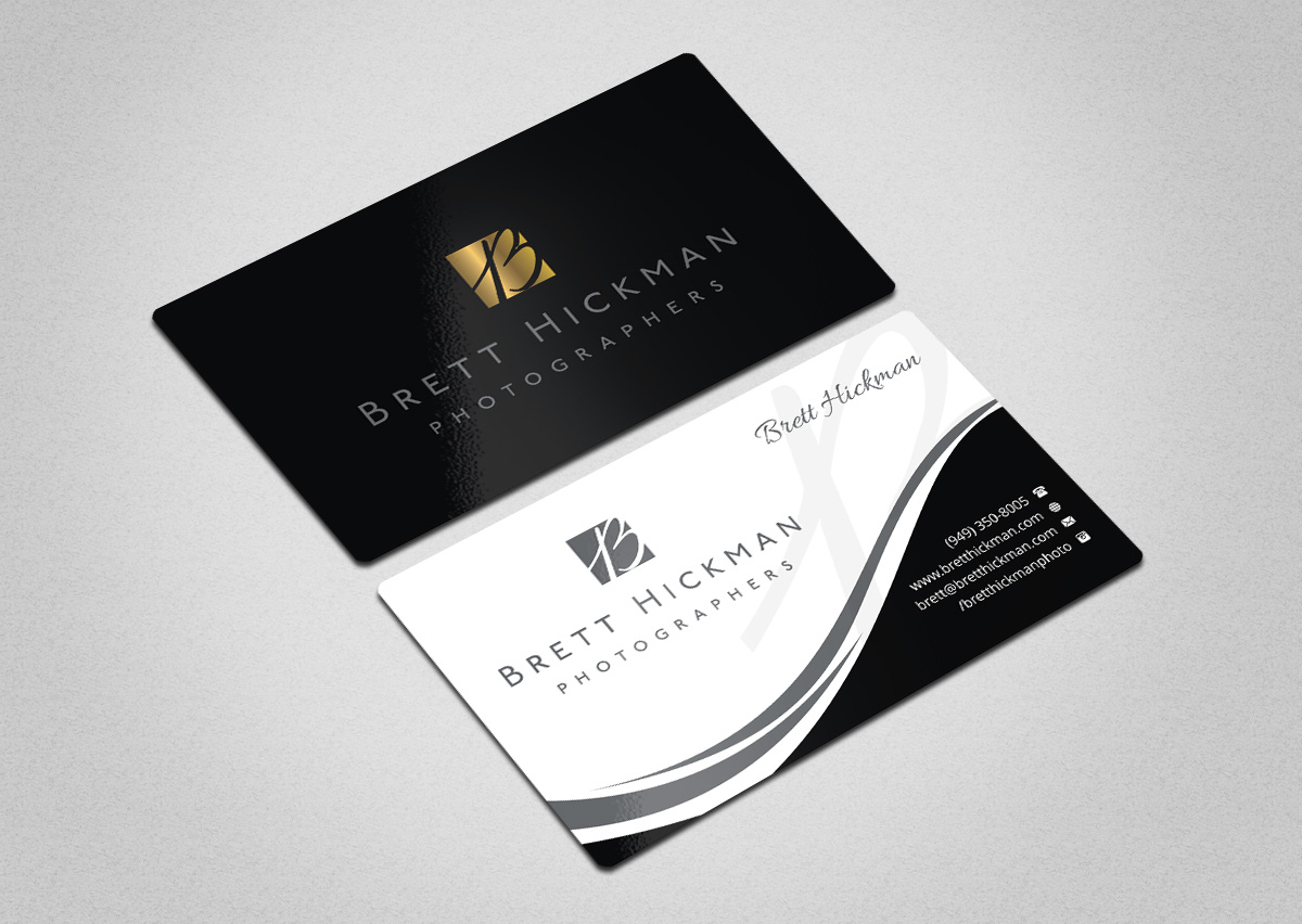 Business Card Design by INDIAN_Ashok for Brett Hickman Photographers | Design #5747558