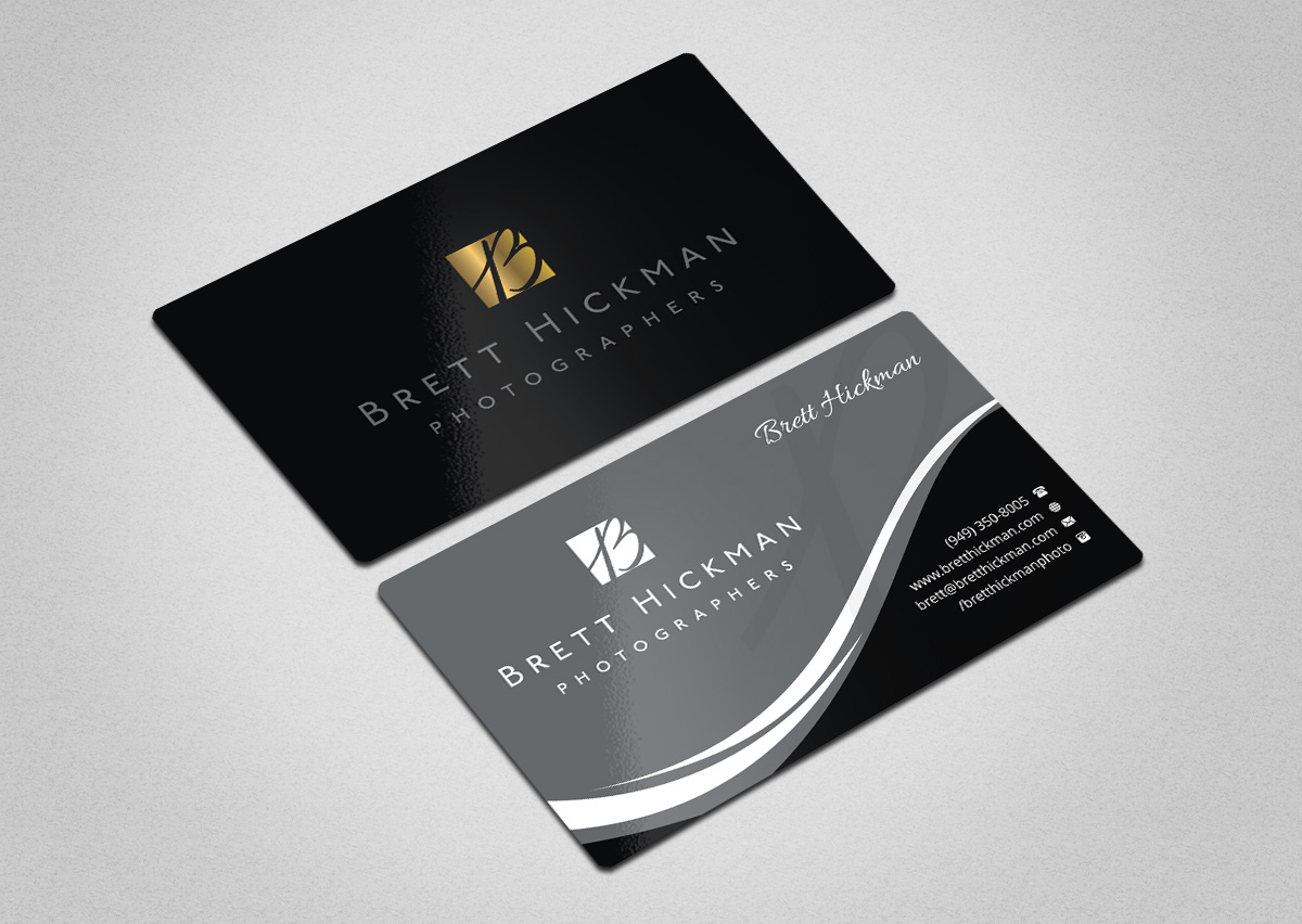 Business Card Design by INDIAN_Ashok for Brett Hickman Photographers | Design #5747566