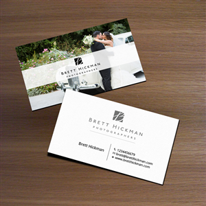 Business Card Design by Satyajit Sil Creations for Brett Hickman Photographers | Design: #5760846