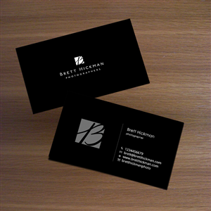 Business Card Design by Satyajit Sil Creations for Brett Hickman Photographers | Design: #5761153