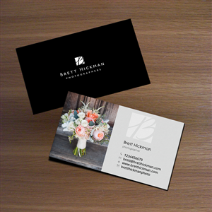 Business Card Design by Satyajit Sil Creations for Brett Hickman Photographers | Design: #5761225