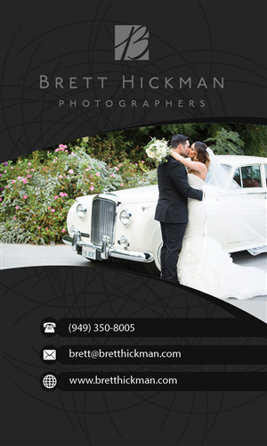 Business Card Design by Selda for Brett Hickman Photographers | Design: #5734527