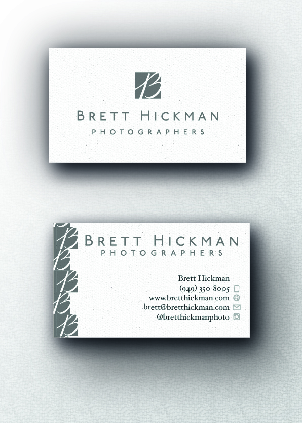 Business Card Design by jeongmoguri for Brett Hickman Photographers | Design #5747725