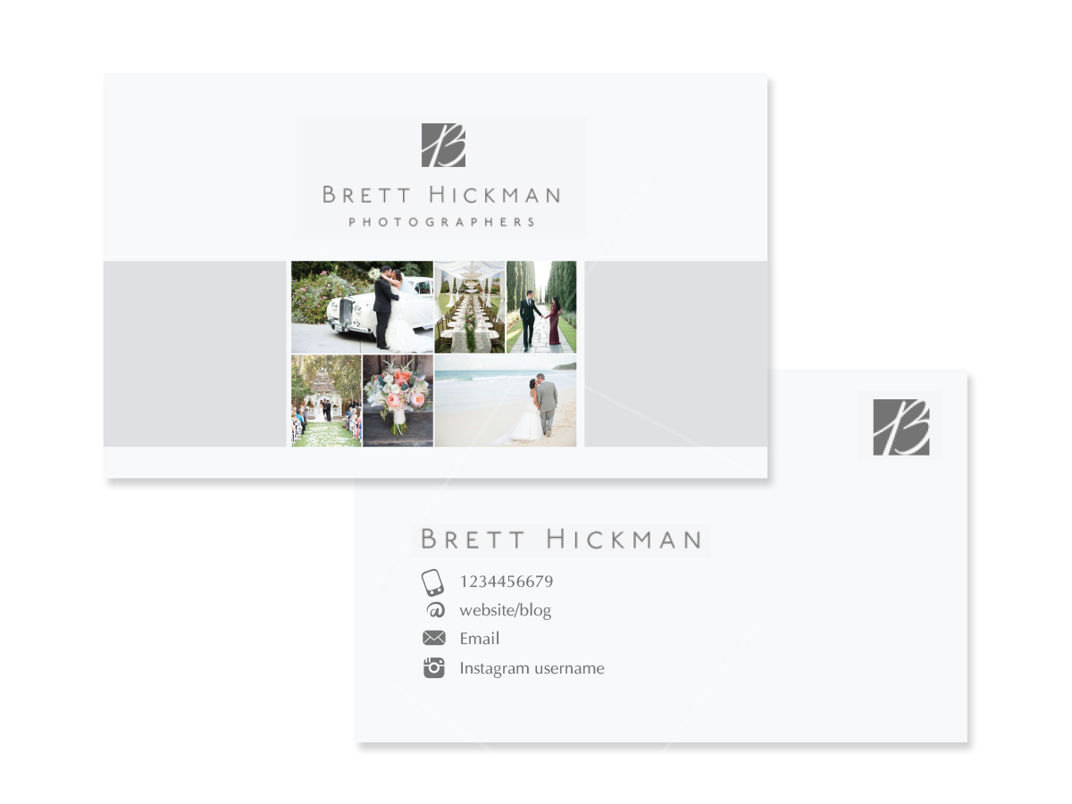Business Card Design by Vicez for Brett Hickman Photographers | Design #5728912