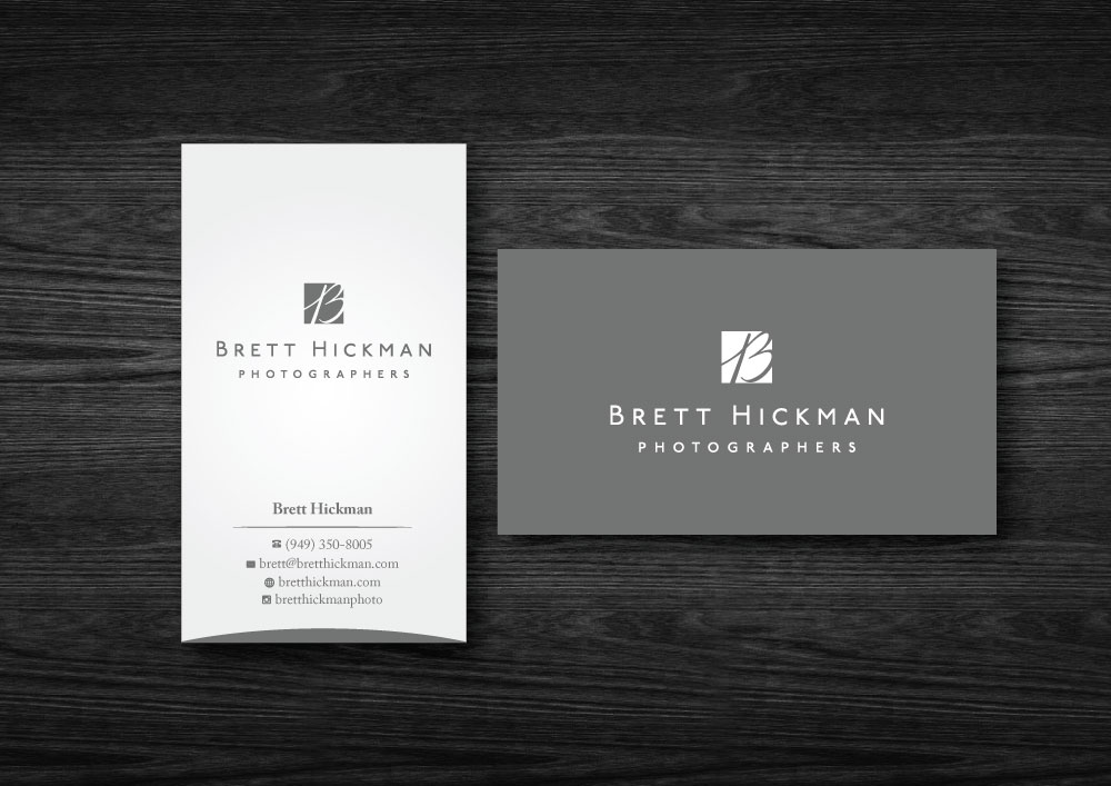 Business Card Design by Concept Factory for Brett Hickman Photographers | Design #5739840