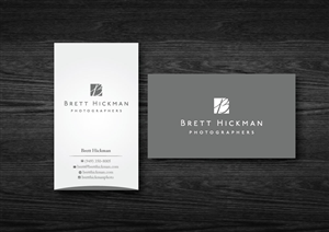 Diseño de Tarjeta de Presentación por Concept Factory para Brett Hickman Photographers | Diseño: #5739840