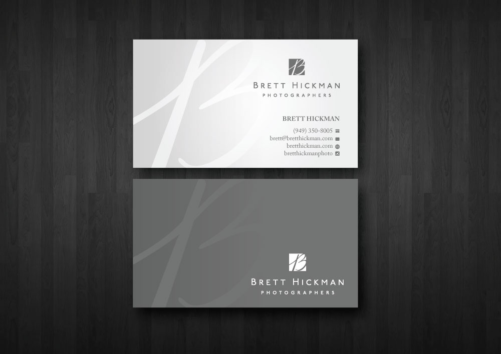 Business Card Design by Concept Factory for Brett Hickman Photographers | Design #5739854