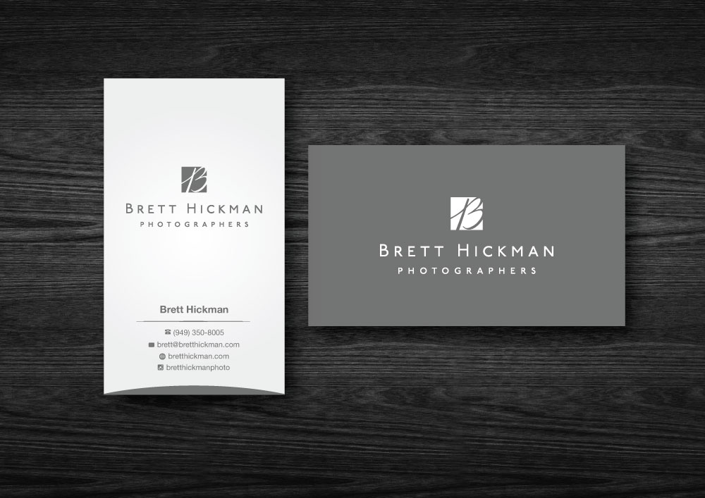 Business Card Design by Concept Factory for Brett Hickman Photographers | Design #5771304
