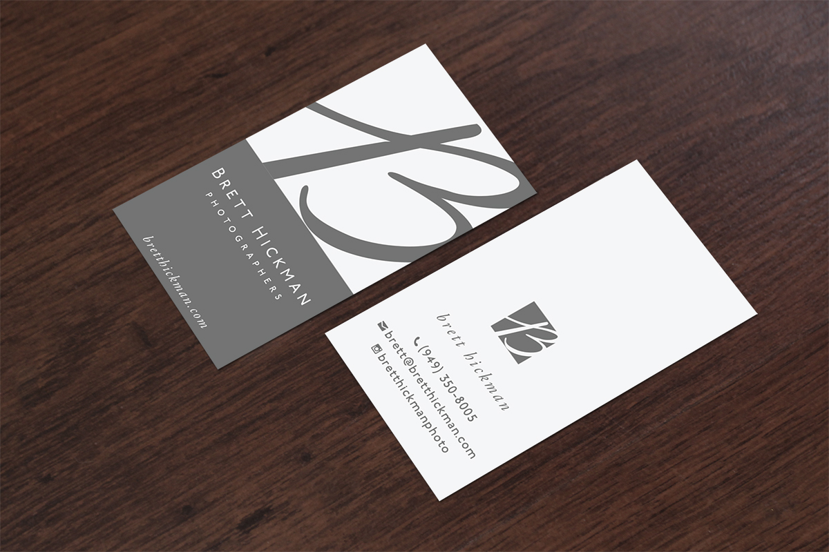 Business Card Design by sau_11 for Brett Hickman Photographers | Design #5734165