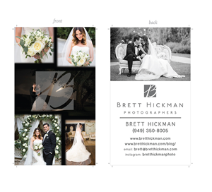 Business Card Design by MendiKleinDesign for Brett Hickman Photographers | Design: #5733091
