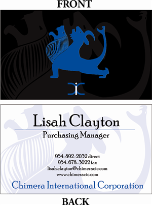 Business Card Design by MOM for this project | Design: #1564899