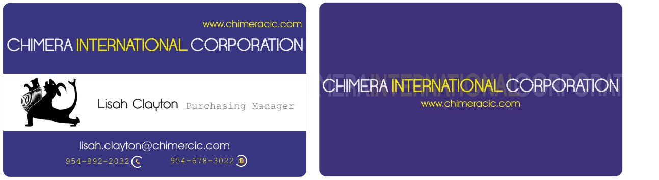 Diseño de Tarjeta de Presentación por chemobali para este proyecto | Diseño #1568349