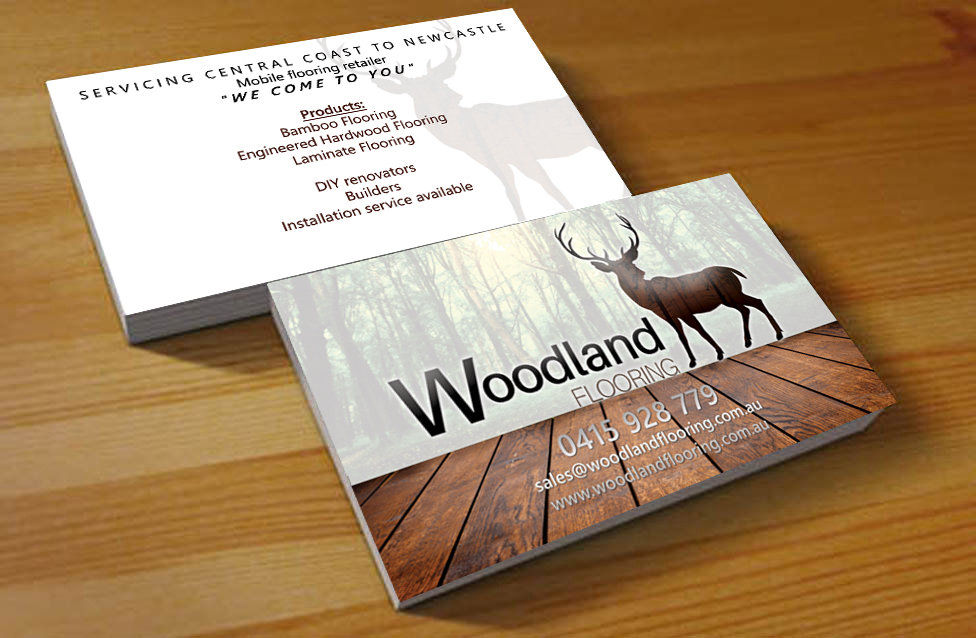 Serious Modern Flooring Business Card Design For A Company By