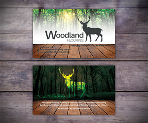 Business Card Design Woodland Flooring | Diseño de Tarjeta de Presentación por Stylez Designz