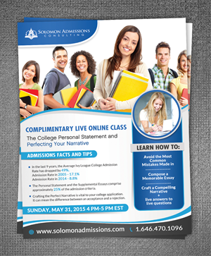 college flyer design