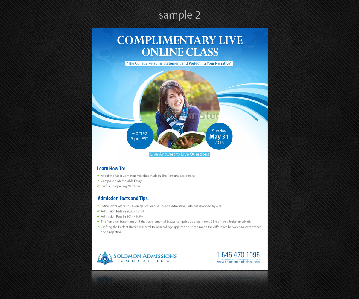 college flyer design