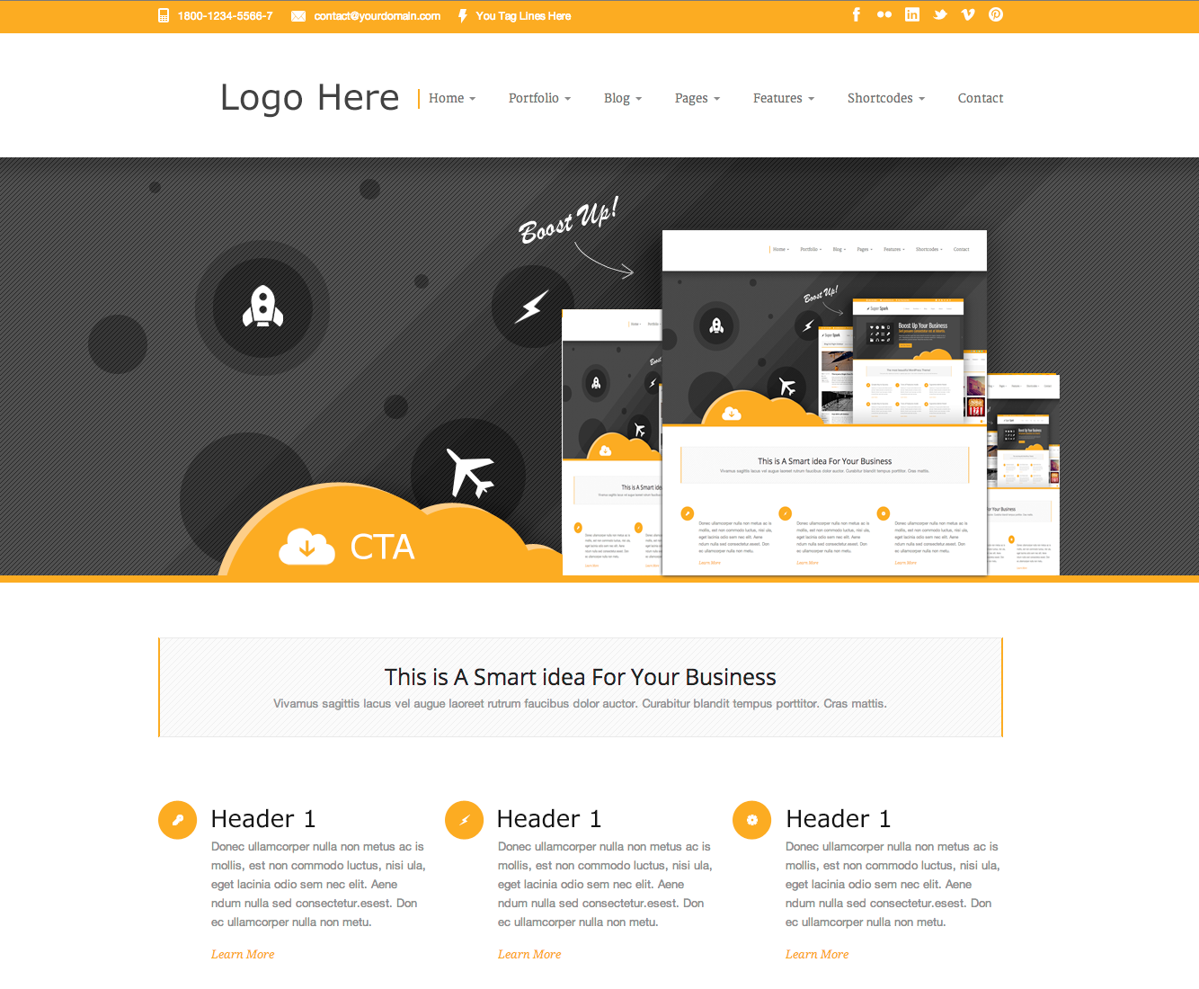 Wordpress Design by SF Mak for Impact PR | Design #1603933