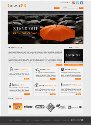 Wordpress Design by Creative X Designs for Impact PR | Design: #1602703