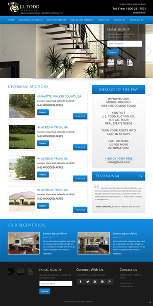 Wordpress Design by pb for AuctionServices.com, Inc. | Design: #5754885