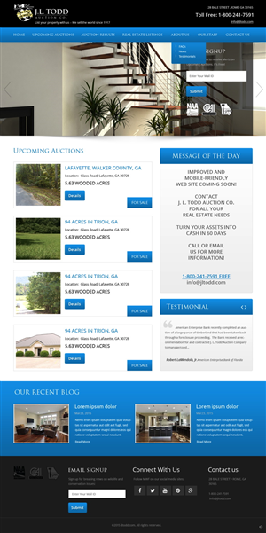 Wordpress Design by pb for AuctionServices.com, Inc. | Design: #5754887