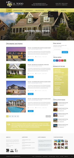 Wordpress Design by pb for AuctionServices.com, Inc. | Design: #5754895