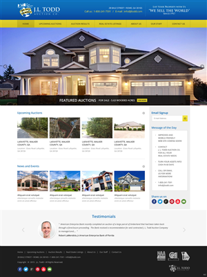 Wordpress Design by pb for AuctionServices.com, Inc. | Design: #5754903