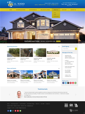 Wordpress Design by pb for AuctionServices.com, Inc. | Design: #5754904